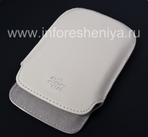 Photogallery for Isikhumba Case-pocket BlackBerry 9900 / 9930/9720, White, ukuthungwa emihle, plastic white logo product