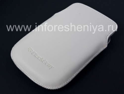 Photogallery for Isikhumba Case-pocket BlackBerry 9900 / 9930/9720, White, ukuthungwa emihle, plastic white logo product