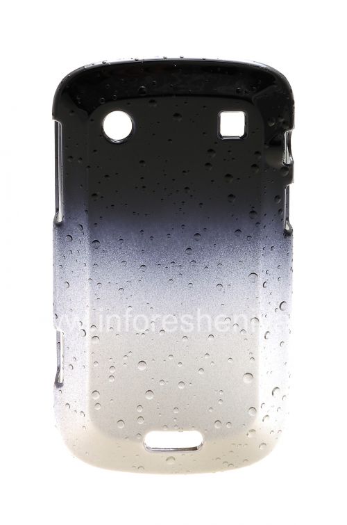 Photogallery for كيس من البلاستيك غطاء &quot;قطرات المطر&quot; لبلاك بيري 9900/9930 Bold تاتش, أسود product