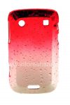 Photo 1 — Plastik tas-cover "Raindrops" untuk BlackBerry 9900 / 9930 Bold Sentuh, merah