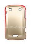 Photo 2 — Plastik tas-cover "Raindrops" untuk BlackBerry 9900 / 9930 Bold Sentuh, merah