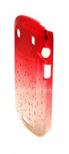 Photo 3 — Plastik tas-cover "Raindrops" untuk BlackBerry 9900 / 9930 Bold Sentuh, merah