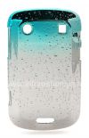 Photo 1 — Plastik tas-cover "Raindrops" untuk BlackBerry 9900 / 9930 Bold Sentuh, pirus