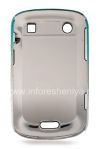 Photo 2 — Plastik tas-cover "Raindrops" untuk BlackBerry 9900 / 9930 Bold Sentuh, pirus