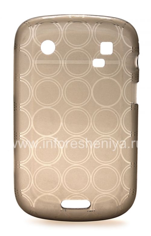 Photogallery for Silicone Case dikemas dengan pola &quot;Rings&quot; untuk BlackBerry 9900 / 9930 Bold Sentuh, abu-abu product
