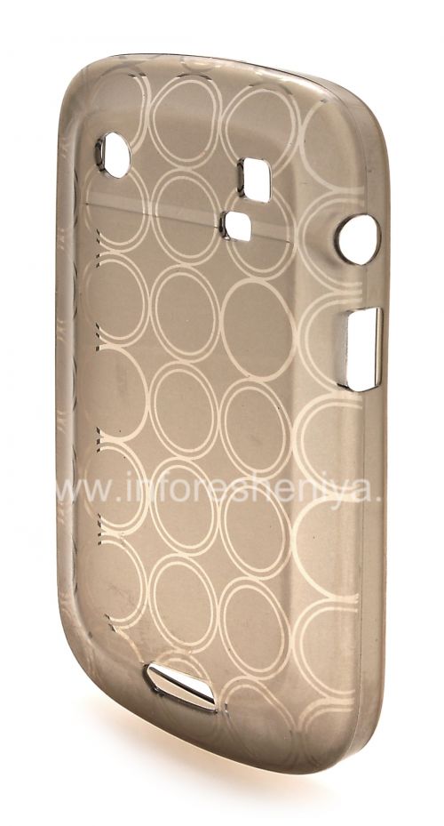 Photogallery for Silicone Case dikemas dengan pola &quot;Rings&quot; untuk BlackBerry 9900 / 9930 Bold Sentuh, abu-abu product