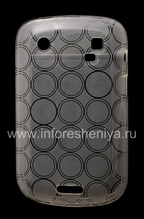 Photogallery for Silicone Case dikemas dengan pola &quot;Rings&quot; untuk BlackBerry 9900 / 9930 Bold Sentuh, putih product
