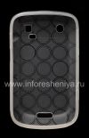 Photo 2 — সিলিকন কেস BlackBerry 9900 / 9930 Bold টাচ জন্য প্যাটার্ন "রিং" সঙ্গে বস্তাবন্দী, সাদা