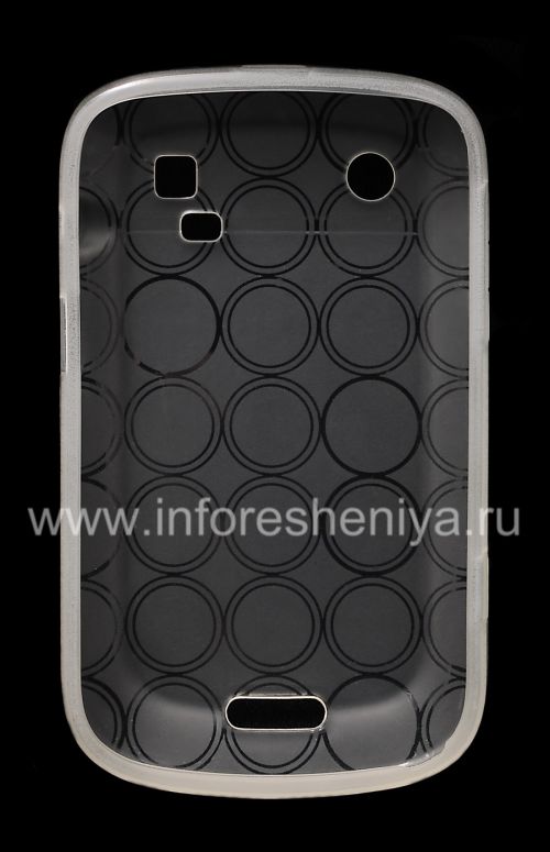 Photogallery for Silicone Case dikemas dengan pola &quot;Rings&quot; untuk BlackBerry 9900 / 9930 Bold Sentuh, putih product