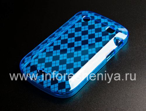 Photogallery for Silikon-Hülle verpackt Süßigkeiten Case für Blackberry 9900/9930 Bold Touch-, Hellblau product