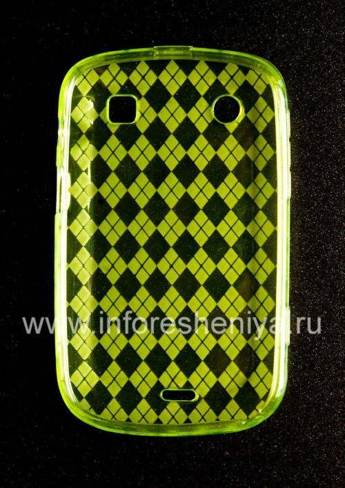 Photogallery for Silikon-Hülle verpackt Süßigkeiten Case für Blackberry 9900/9930 Bold Touch-, grün product