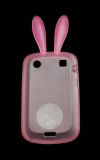 Photo 5 — Rabito Silicone Case untuk kompak BlackBerry 9900 / 9930 Bold Sentuh, merah muda transparan
