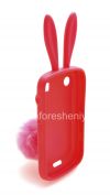 Photo 2 — Rabito Silicone Case untuk kompak BlackBerry 9900 / 9930 Bold Sentuh, merah