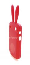 Photo 5 — Rabito Silicone Case untuk kompak BlackBerry 9900 / 9930 Bold Sentuh, merah