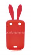 Photo 6 — Rabito Silicone Case untuk kompak BlackBerry 9900 / 9930 Bold Sentuh, merah