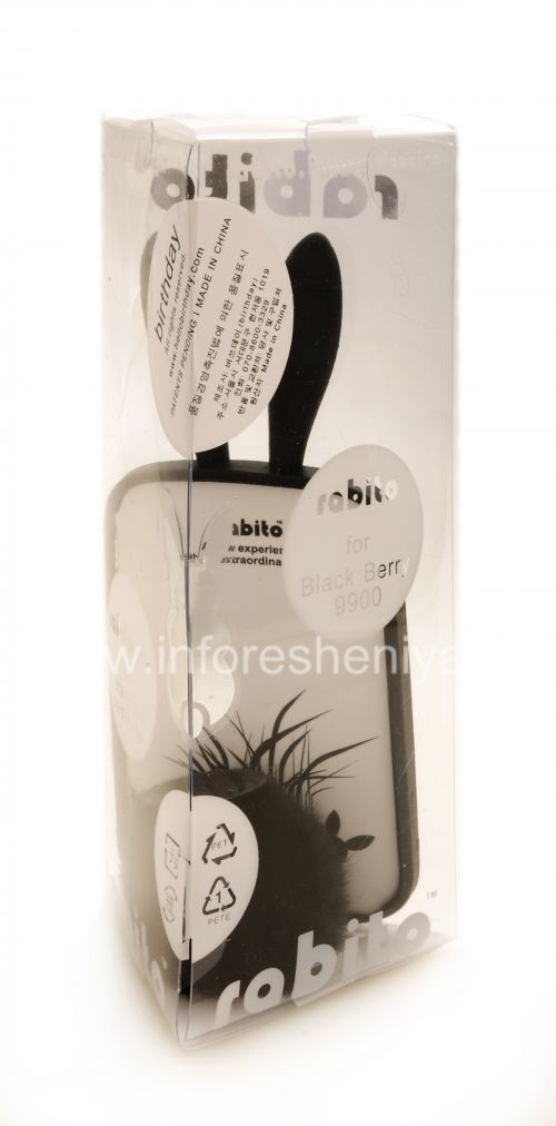 Photogallery for কম্প্যাক্ট BlackBerry 9900 / 9930 Bold টাচ জন্য Rabito সিলিকন কেস, সাদা product