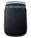 Photo 1 — BlackBerry 9900 / 9930/9720 জন্য মূল চামড়া কেস পকেট লেদার পকেট, ব্ল্যাক (কালো)