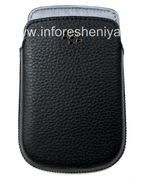 Photogallery for Cuir d&#39;origine Case-poche Pocket en cuir pour BlackBerry 9900/9930/9720, Noir (Black) product