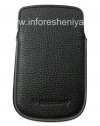 Photo 2 — Asli Leather Case-saku Kulit Pocket untuk BlackBerry 9900 / 9930/9720, Black (hitam)
