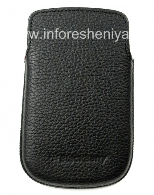 Photogallery for Cuir d&#39;origine Case-poche Pocket en cuir pour BlackBerry 9900/9930/9720, Noir (Black) product