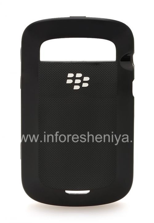 Photogallery for La cubierta de plástico original, cubre Carcasa Dura BlackBerry 9900/9930 Bold Touch, Negro (Negro) product