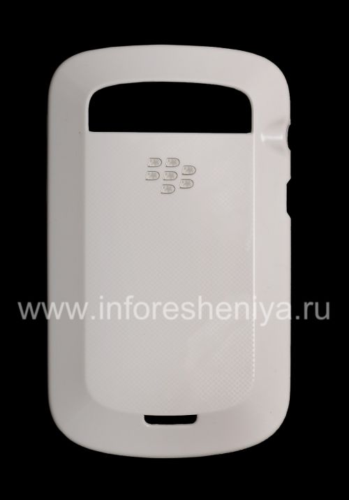 Photogallery for La cubierta de plástico original, cubre Carcasa Dura BlackBerry 9900/9930 Bold Touch, Caucásica (blanca) product