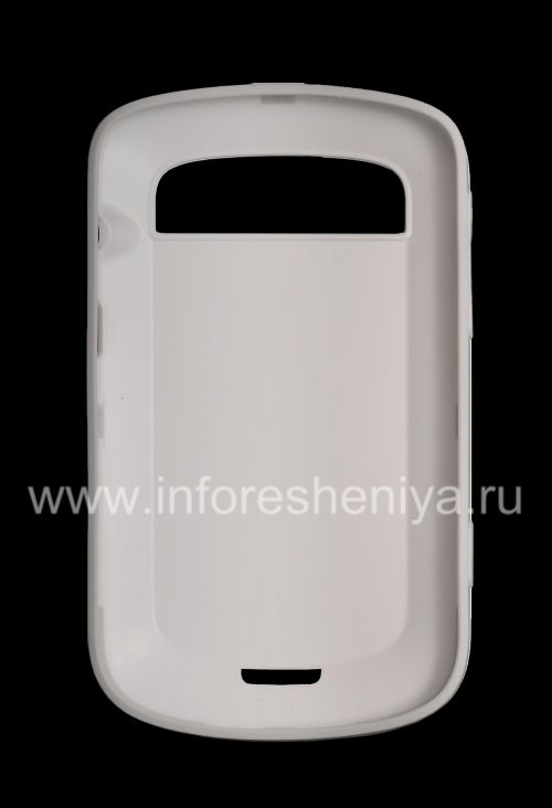 Photogallery for La cubierta de plástico original, cubre Carcasa Dura BlackBerry 9900/9930 Bold Touch, Caucásica (blanca) product