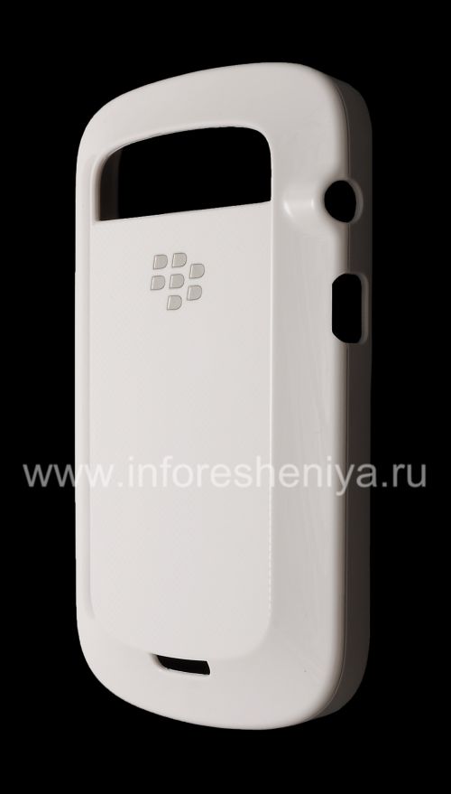 Photogallery for La cubierta de plástico original, cubre Carcasa Dura BlackBerry 9900/9930 Bold Touch, Caucásica (blanca) product