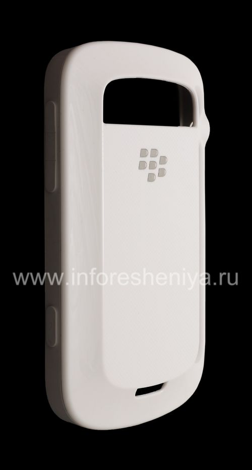 Photogallery for La cubierta de plástico original, cubre Carcasa Dura BlackBerry 9900/9930 Bold Touch, Caucásica (blanca) product