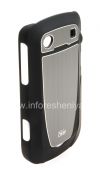 Photo 4 — penutup plastik perusahaan, tutup dengan memasukkan logam iSkin Aura untuk BlackBerry 9900 / 9930 Bold Sentuh, Black (hitam)