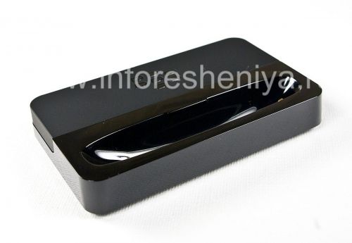 Photogallery for شاحن سطح المكتب الأصلي &quot;زجاج&quot; الشحن قرنة لبلاك بيري 9900/9930 Bold تاتش, أسود product