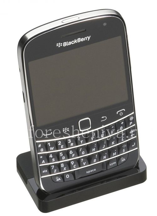 Photogallery for شاحن سطح المكتب الأصلي &quot;زجاج&quot; الشحن قرنة لبلاك بيري 9900/9930 Bold تاتش, أسود product