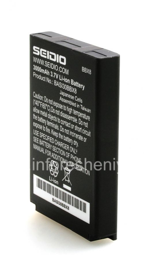 Photogallery for الشركات بطارية ذات قدرة عالية Seidio Innocell سوبر تمديد عمر البطارية للبلاك بيري 9900/9930 Bold, أسود product