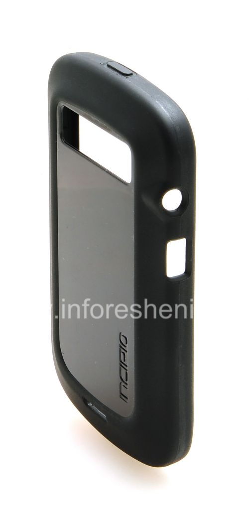 Photogallery for ブラックベリー9900/9930 Bold Touch用プラスチックインサートのIncipio DuroSHOT DRXで密封し、企業のシリコンケース, ブラック/ブラック（ブラック/ブラック） product