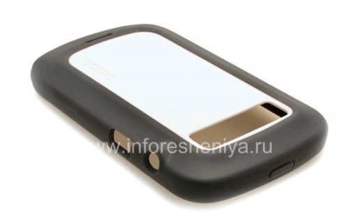 Photogallery for ブラックベリー9900/9930 Bold Touch用プラスチックインサートのIncipio DuroSHOT DRXで密封し、企業のシリコンケース, グレー/ホワイト（グレー/ホワイト） product
