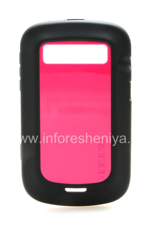 Photogallery for ブラックベリー9900/9930 Bold Touch用プラスチックインサートのIncipio DuroSHOT DRXで密封し、企業のシリコンケース, ブラック/フクシア（ブラック/ピンク） product