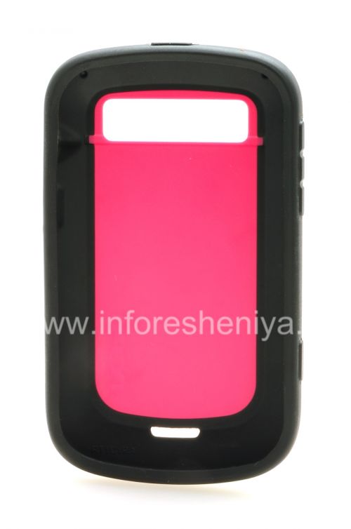 Photogallery for ブラックベリー9900/9930 Bold Touch用プラスチックインサートのIncipio DuroSHOT DRXで密封し、企業のシリコンケース, ブラック/フクシア（ブラック/ピンク） product