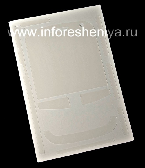 Photogallery for Unternehmens Reihe von transparenten Schutzfolien für den Bildschirm und Gehäuse BodyGuardz schützende Haut (2 Sätze) für Blackberry 9900/9930 Bold Berühren, transparent product