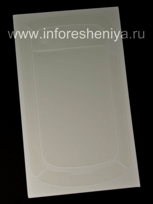 Photogallery for Unternehmens Reihe von transparenten Schutzfolien für den Bildschirm und Gehäuse BodyGuardz schützende Haut (2 Sätze) für Blackberry 9900/9930 Bold Berühren, transparent product