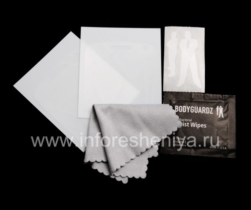 Photogallery for Branded protective film for the screen Ultraprochnaya BodyGuardz UltraTough ScreenGuardz (2 pieces) for BlackBerry 9900/9930 Bold Touch, Transparent product