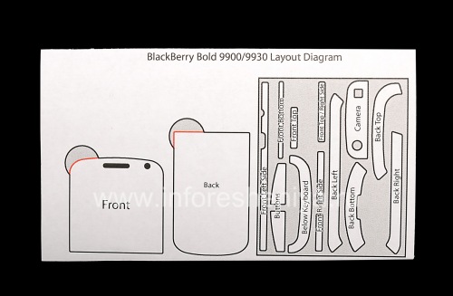 Photogallery for Ultraprochnyh set perusahaan film pelindung transparan untuk layar dan perumahan BodyGuardz UltraTough Clear Skin (2 set) untuk BlackBerry 9900 / 9930 Bold Sentuh, jelas product