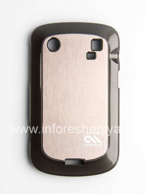 Photogallery for Firm plastic cover, cover with aluminum inlay Case-Mate Barely There Brushed Aluminum Case for BlackBerry 9900/9930 Bold Touch, Silver product
