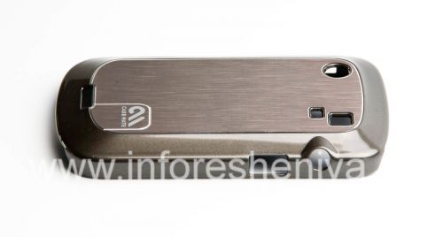 Photogallery for Firm plastic cover, cover with aluminum inlay Case-Mate Barely There Brushed Aluminum Case for BlackBerry 9900/9930 Bold Touch, Silver product
