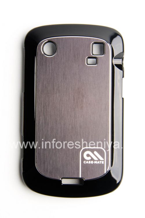 Photogallery for Firm plastic cover, cover with aluminum inlay Case-Mate Barely There Brushed Aluminum Case for BlackBerry 9900/9930 Bold Touch, Black product