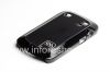 Photo 2 — Firm cover plastic, asibekele isembozo aluminium inlay Case-Mate Barely Kukhona Brushed Aluminum Case for BlackBerry 9900 / 9930 Bold Touch, Black (Black)