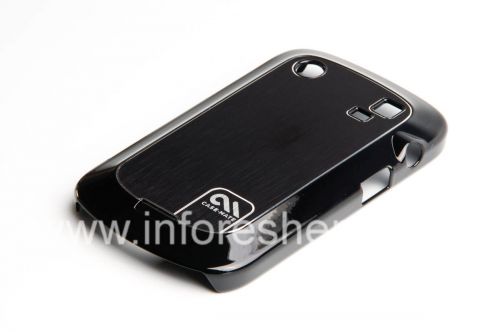 Photogallery for Firm plastic cover, cover with aluminum inlay Case-Mate Barely There Brushed Aluminum Case for BlackBerry 9900/9930 Bold Touch, Black product