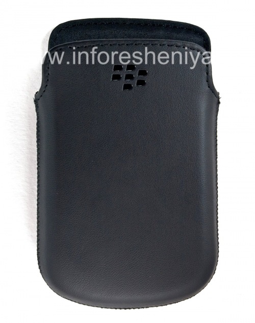 Photogallery for The original leather case pocket-matte Leather Pocket for BlackBerry 9900/9930/9720, Black product