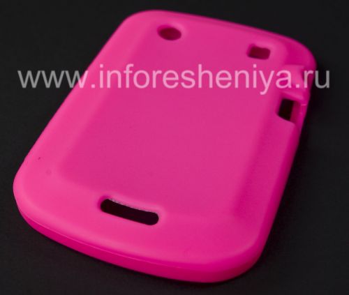 Photogallery for تحمل الحل سيليكون حالة لبلاك بيري 9900/9930 Bold تاتش, الوردي (وردي) product