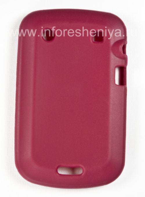 Photogallery for تحمل الحل سيليكون حالة لبلاك بيري 9900/9930 Bold تاتش, بورجوندي (الأحمر) product