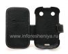 Photo 7 — Signature Leather Case handmade Monaco Flip / Book Type Leather Case for BlackBerry 9900/9930 Bold Touch, Black (Black), Horizontal opening (Book)